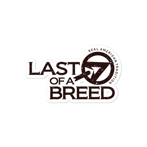 Classic LOAB Sticker - Brown